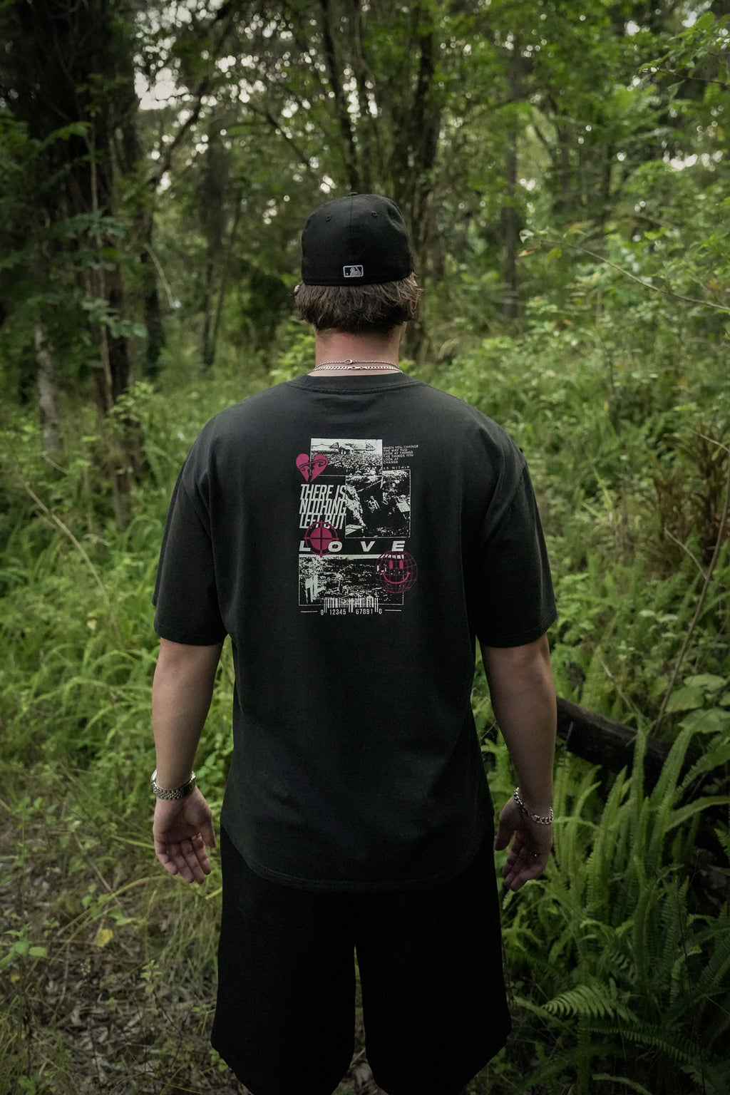 'Spiritual Warfare' Boxy Tee - Black
