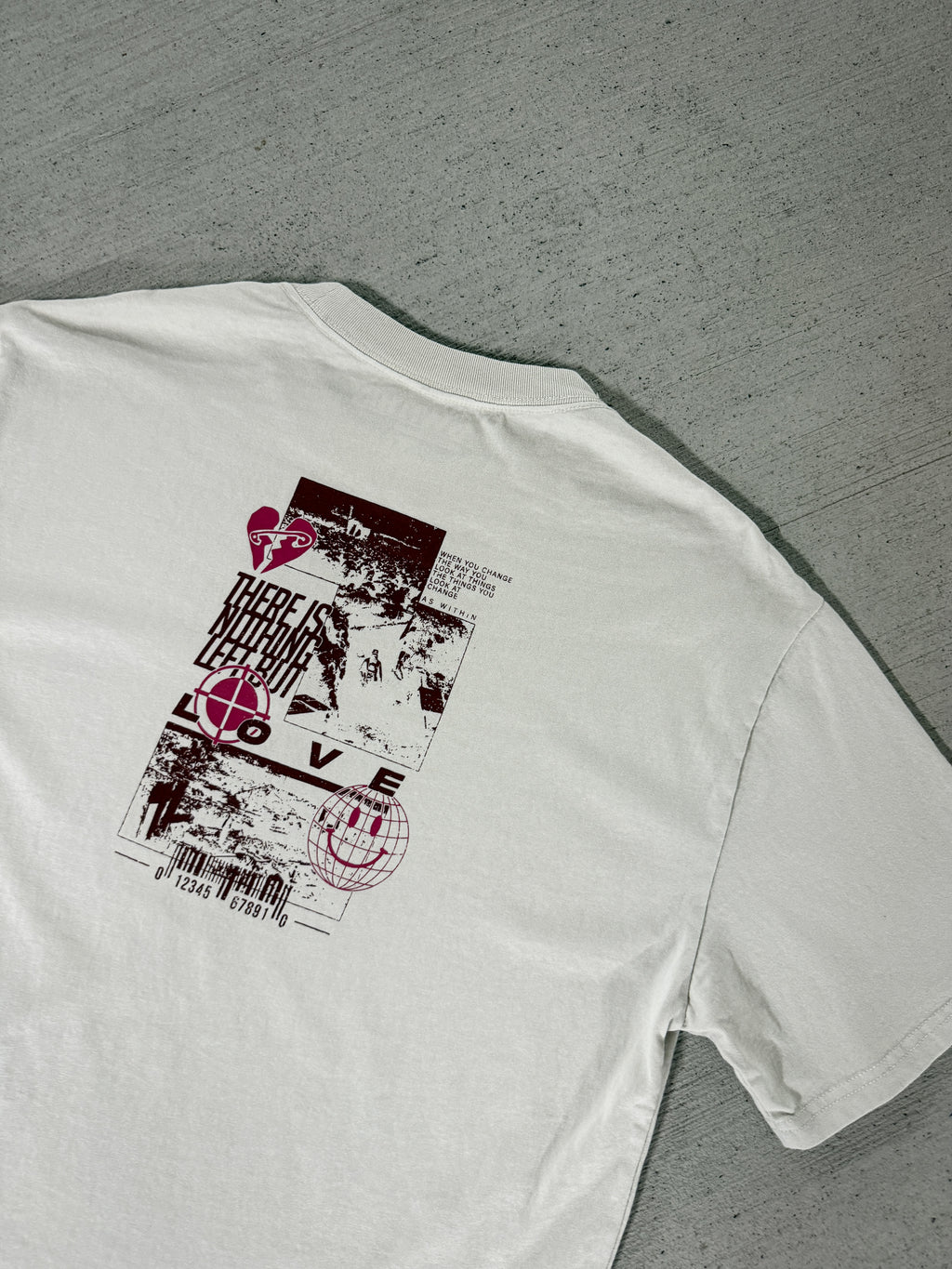 'Spiritual Warfare' Boxy Tee - Bone