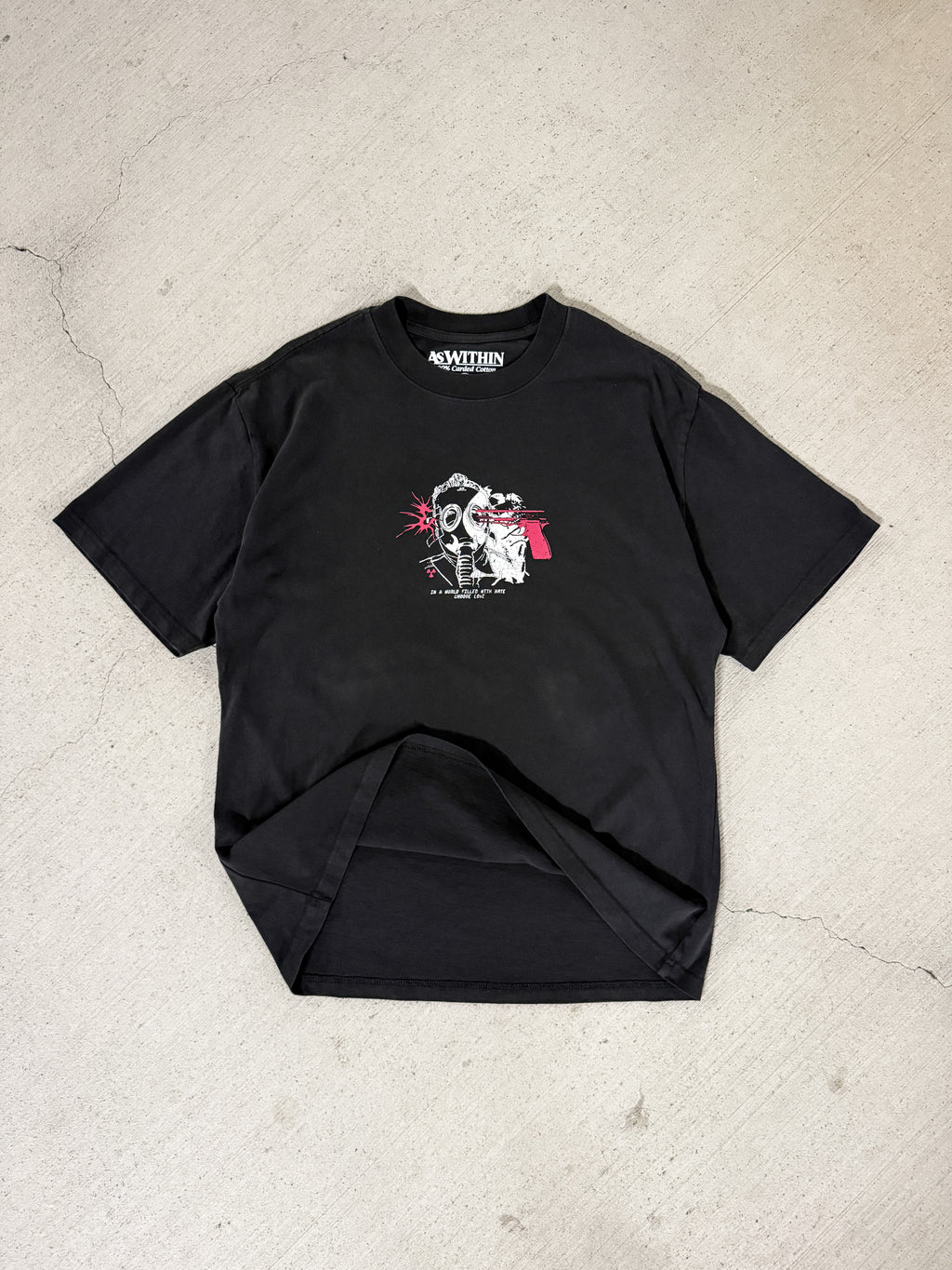 'Toxicity' Boxy Tee - Black