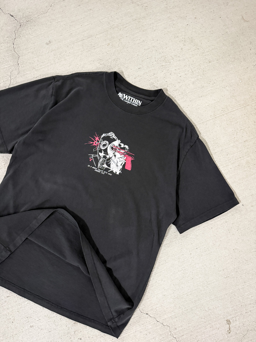 'Toxicity' Boxy Tee - Black